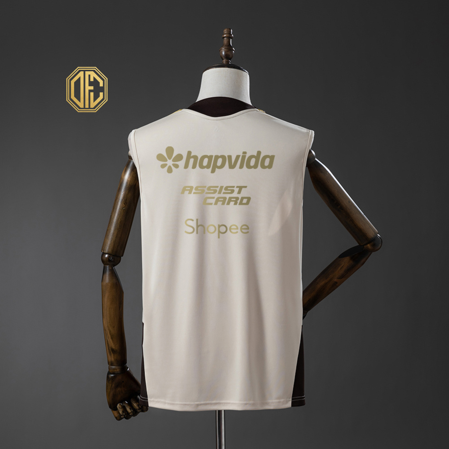Flamengo 2627 All sponsors Training - Apricot Vest Jersey