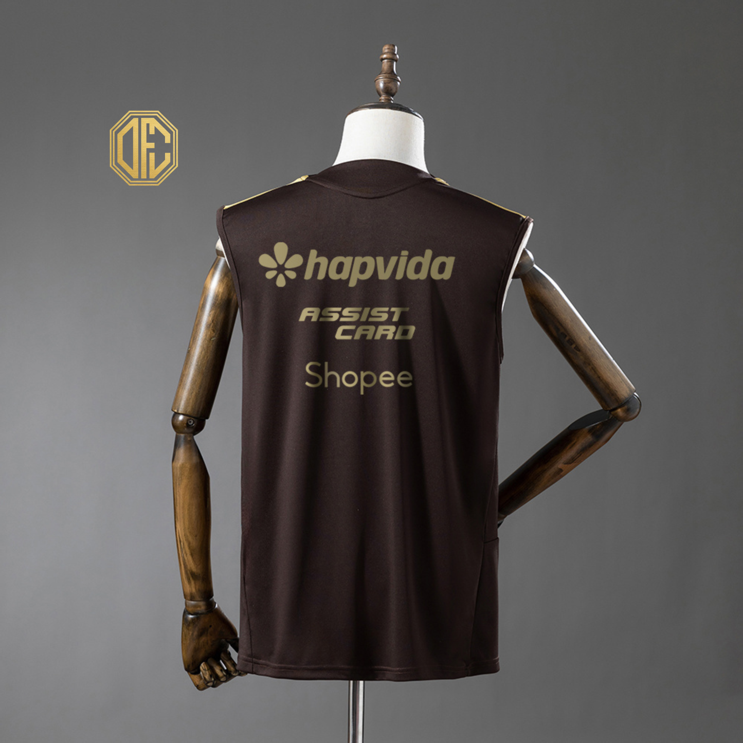 Flamengo 2627 All Sponsored Training - Brown Vest Jersey