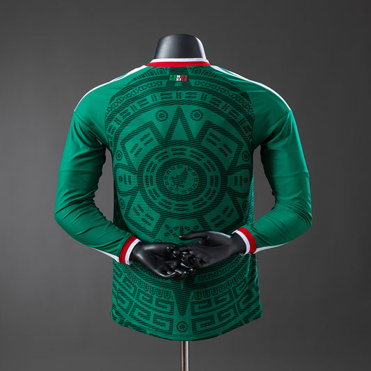 Mexico World Cup 2026 Jersey Player Version - Long Sleeve