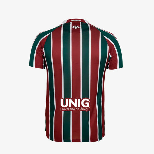 Camisa Umbro Fluminense 2025/26 I - All Sponsor e Patch Mundial