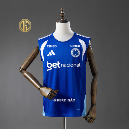 Cruzeiro 26/27 All sponsors Training - Blue Vest Jersey