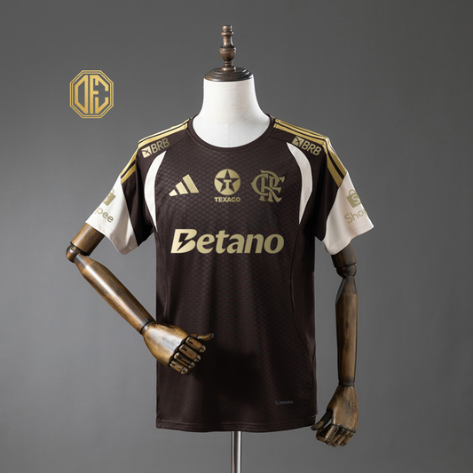 Flamengo 2627 All sponsors Training - Brown Jersey