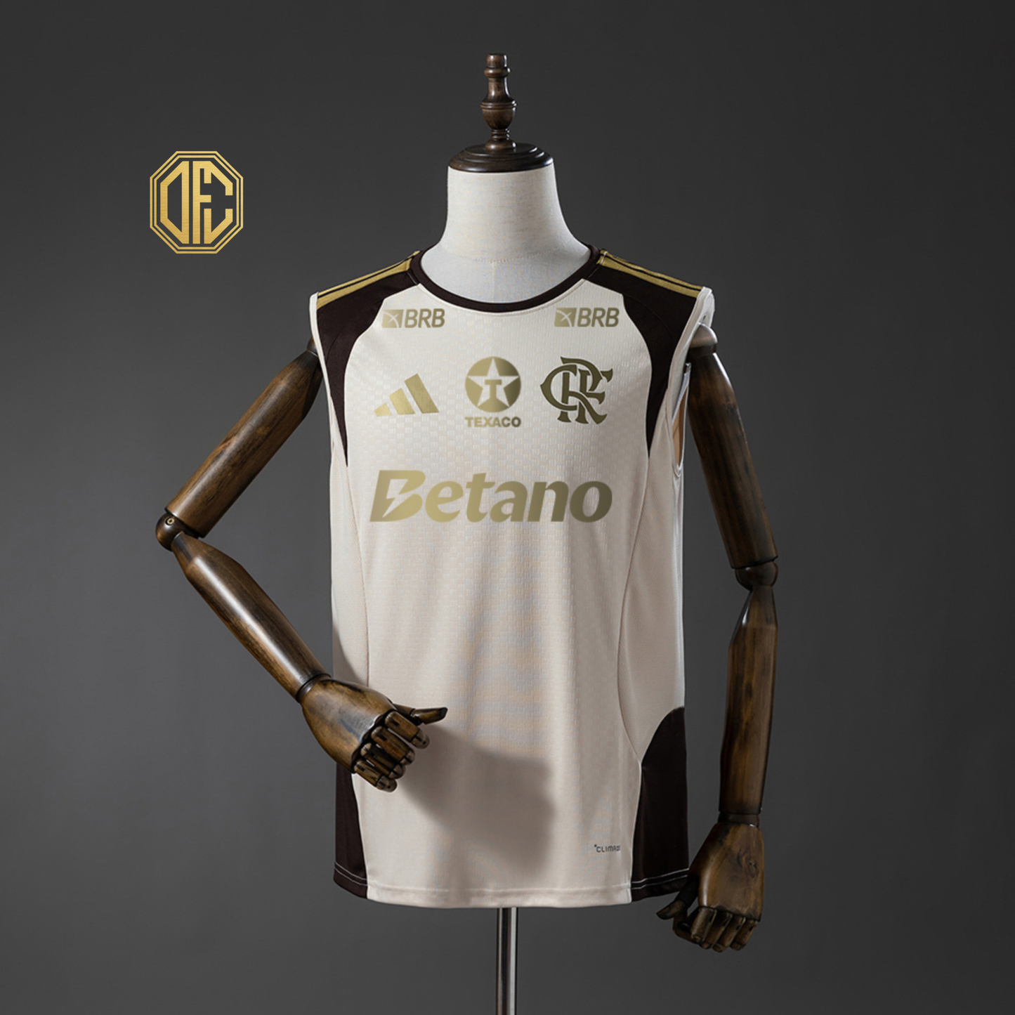 Flamengo 2627 All sponsors Training - Apricot Vest Jersey