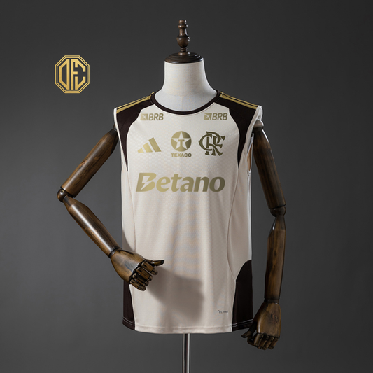 Flamengo 2627 All sponsors Training - Apricot Vest Jersey