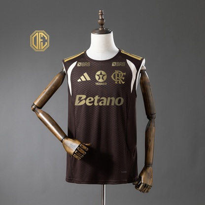 Flamengo 2627 All Sponsored Training - Brown Vest Jersey