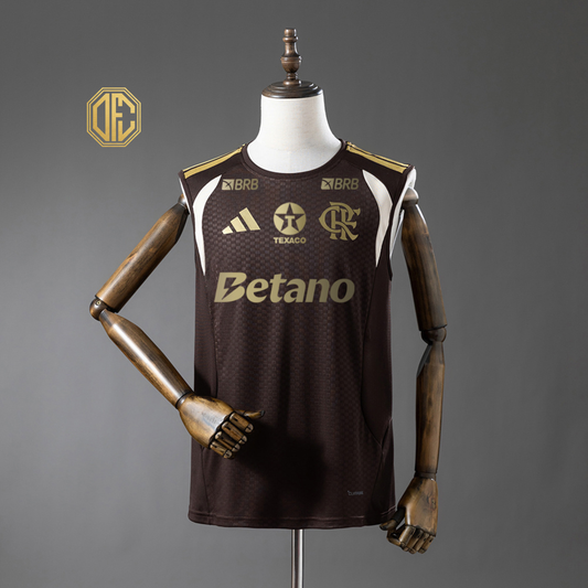 Flamengo 2627 All Sponsored Training - Brown Vest Jersey
