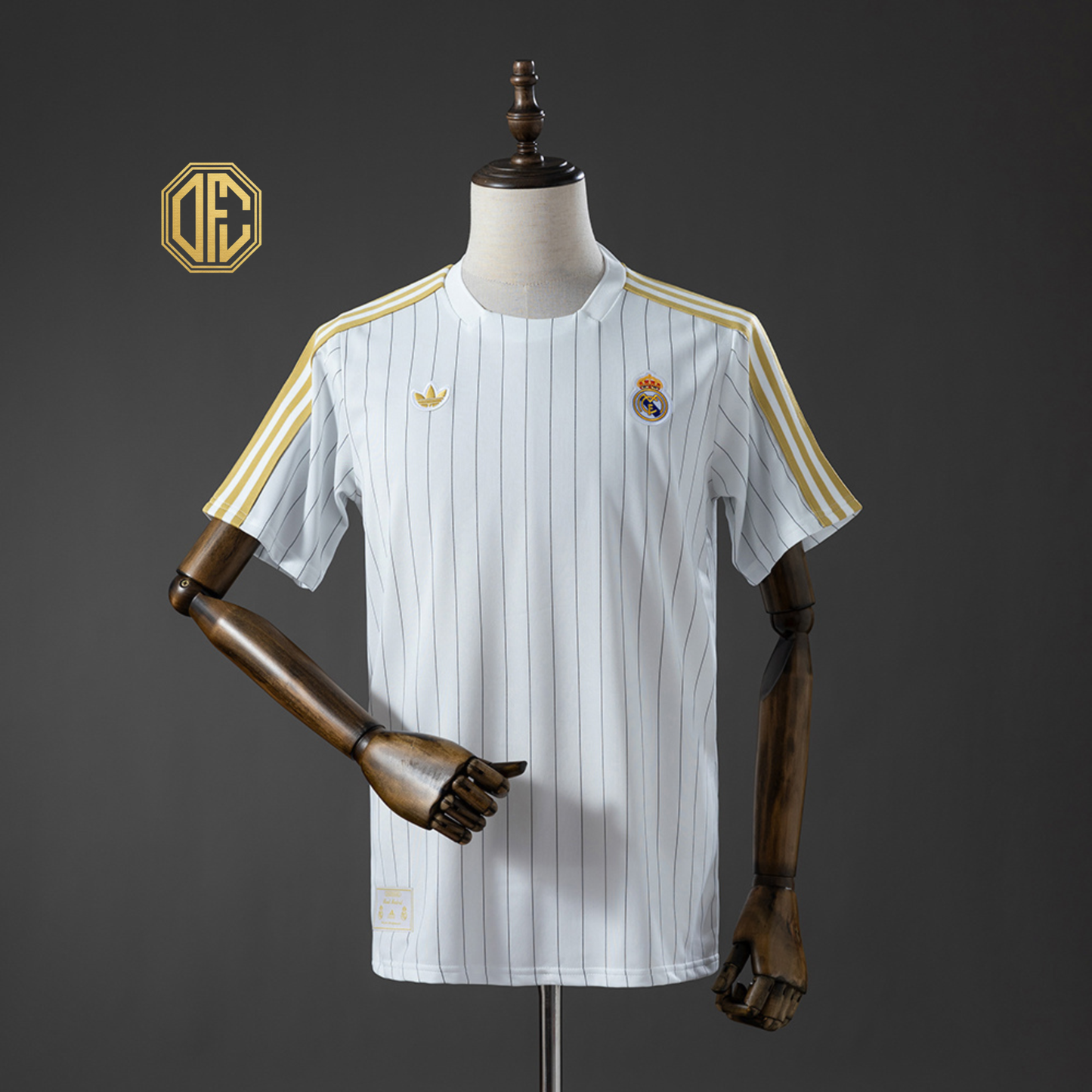 Real Madrid Terrace Icons T-Shirt White Gold