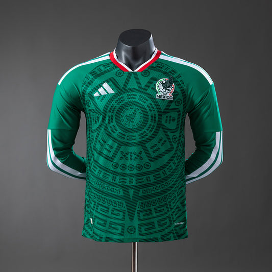 Mexico World Cup 2026 Jersey Player Version - Long Sleeve