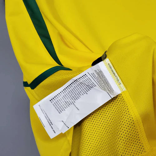 Brazil 2002 I Home Jersey - Retro Version