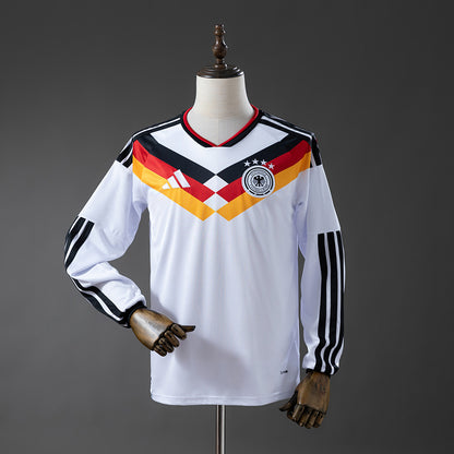 Germany Home Long Sleeve Fan Jersey Shirt 2026 World Cup