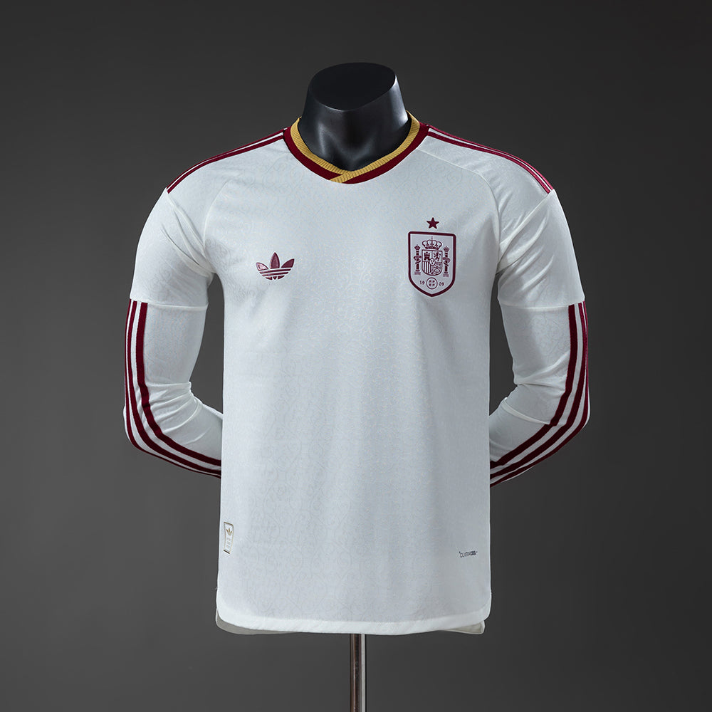 Spain 2026 Away Player Version Long Sleeve