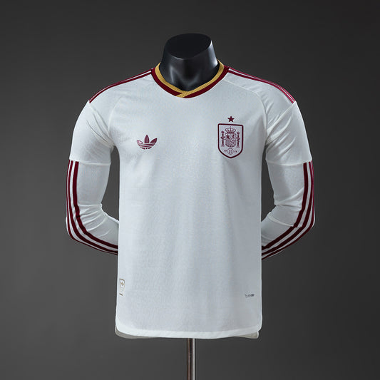 Spain 2026 Away Player Version Long Sleeve