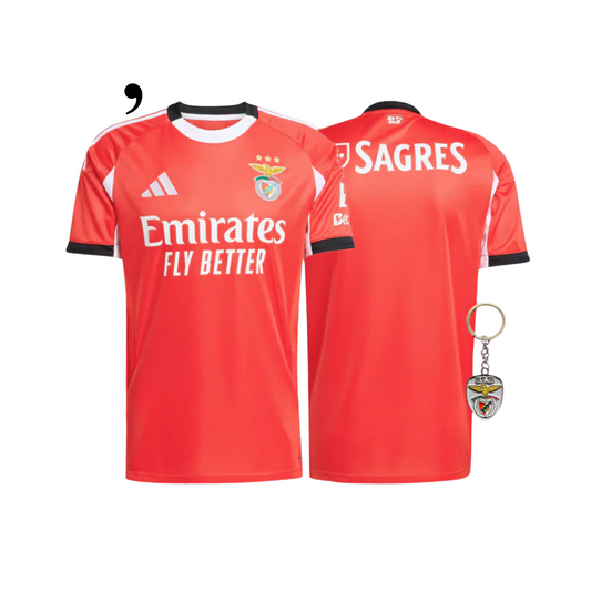 Camisola Benfica Principal 2025/26 - ÚLTIMAS UNIDADES