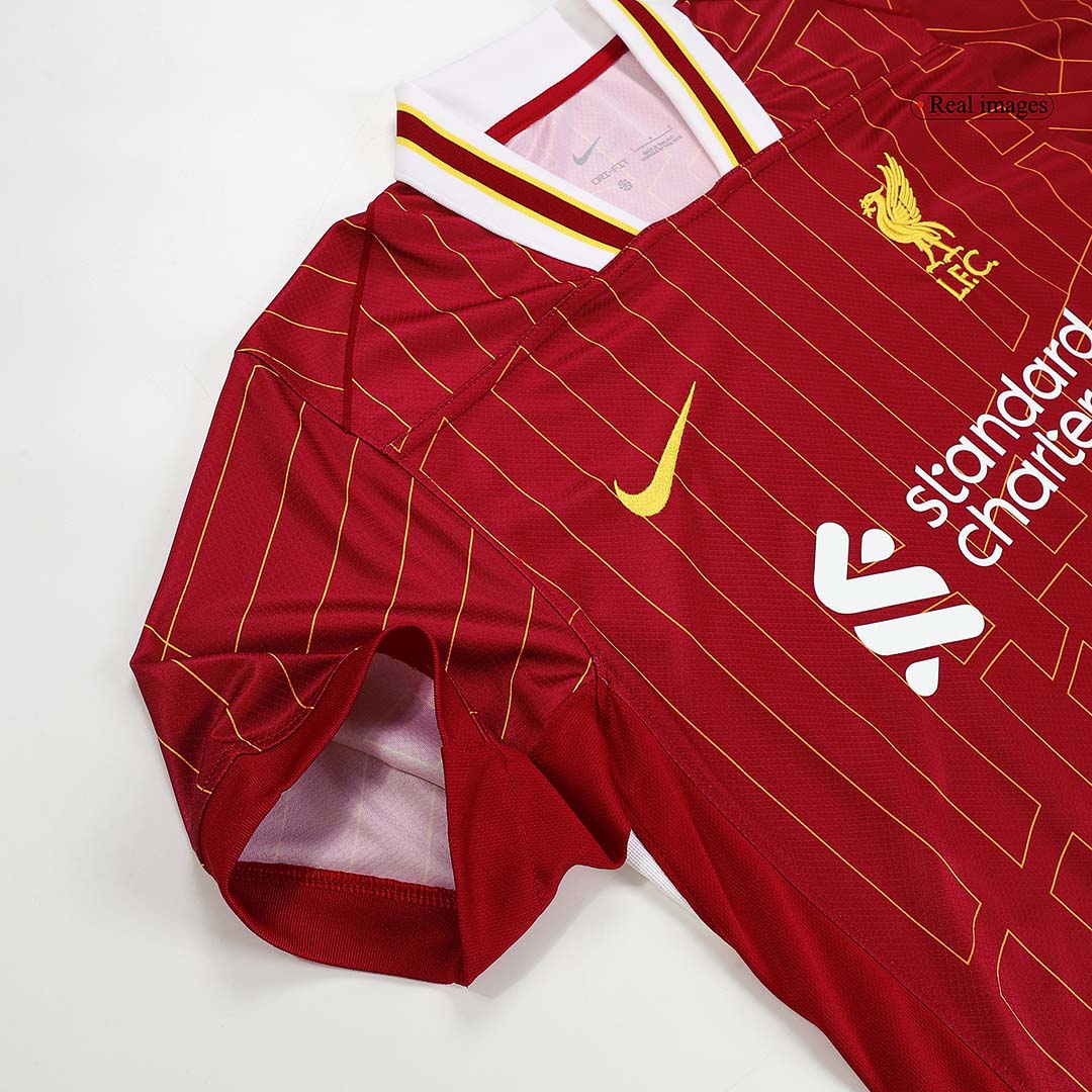 Liverpool Home Jersey 2024/2025 - CHAMPIONS 25 & Gold Trophy