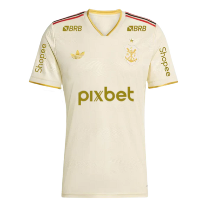 Manto Flamengo Jogo 3 2025/26 – Fan version All Sponsor #9 Pedro