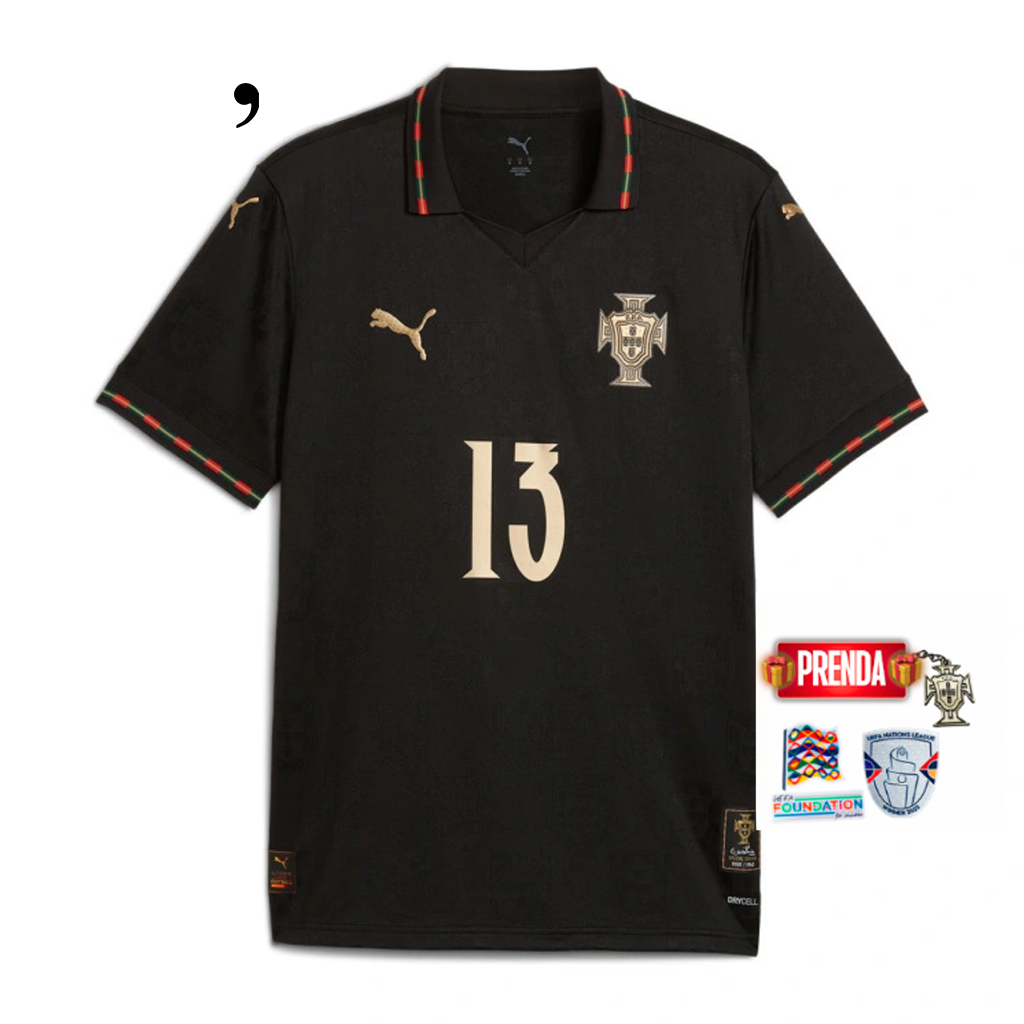 Edição Especial Pantera Negra – Camisola da Seleção de Portugal EUSÉBIO 2026/27! 🔥